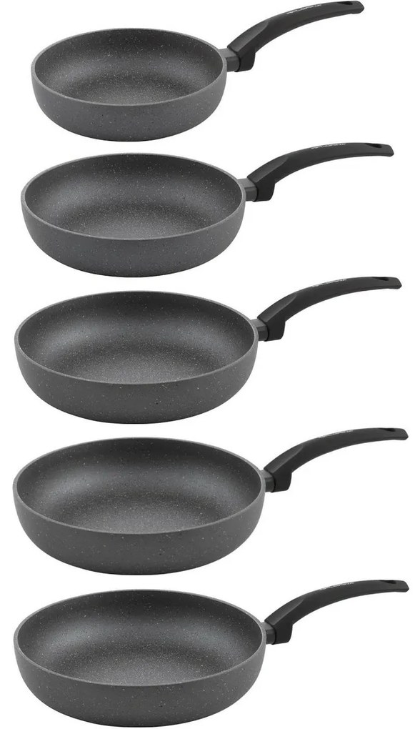 Florina Kamenná panvica Lava Stone MG, 26 cm, sivá, pr. 26 cm