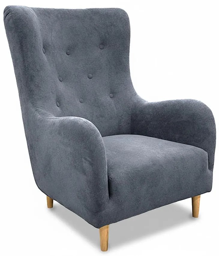 Kreslo Benetto Gerra 55 dr.oo/1 tmavo modrá