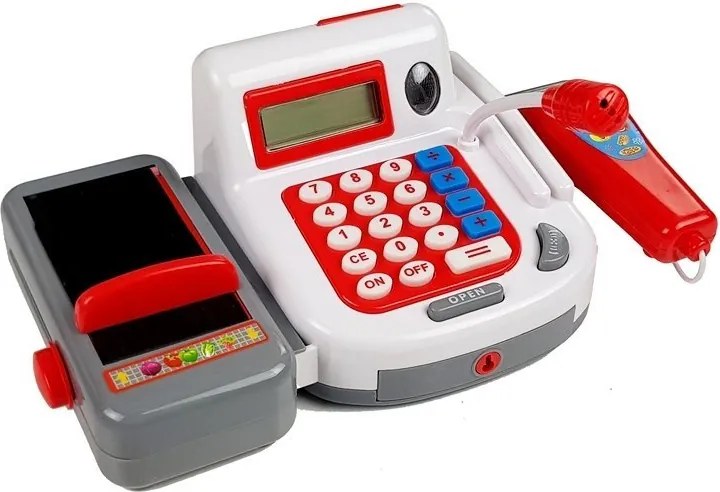 LEAN Toys Obchodná súprava pokladničný vozík