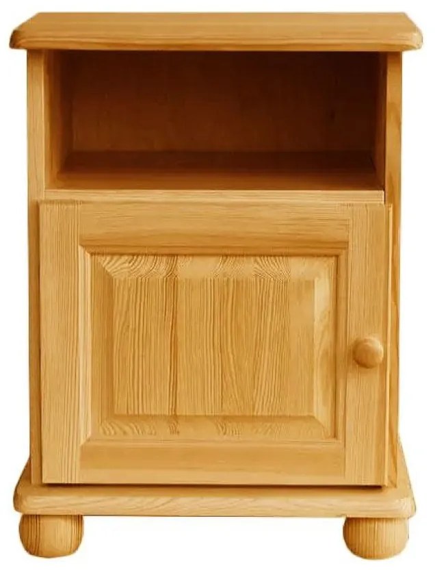 ComfortMatrace Nočný stolík z masívu GABRIEL Barva: jelša