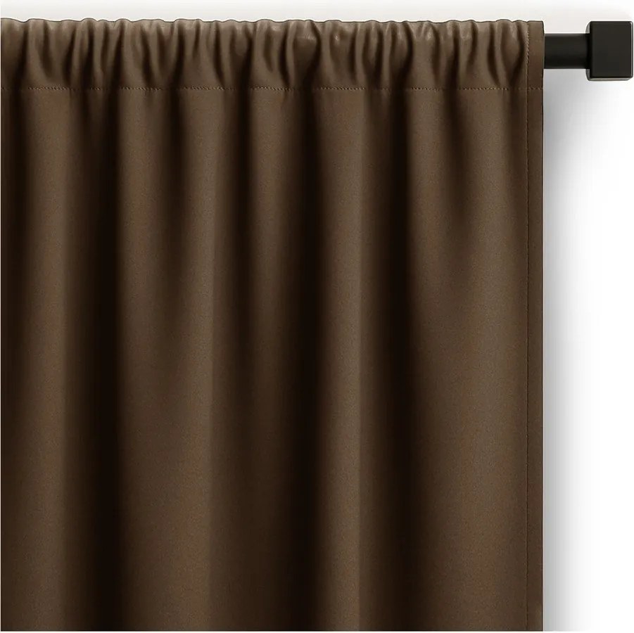 Hnedý dimout záves 140x270 cm Carli – Restilo