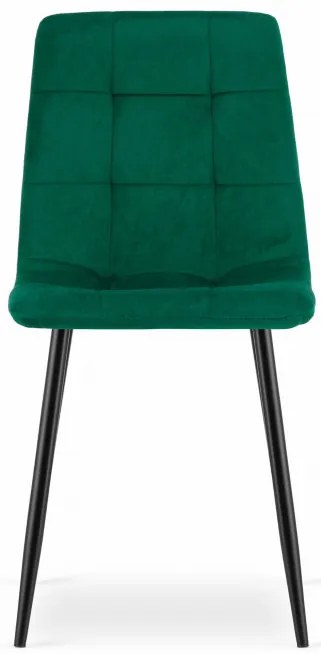 Set jedálenských stoličiek KARA tmavo zelené (4ks)