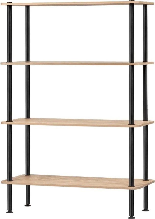 Regál v dekore duba v prírodnej farbe 80x127x35 cm Teidi – noo.ma