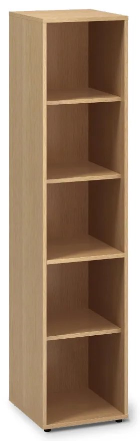 Vysoká skriňa ProOffice 40 x 45 x 178 cm, buk