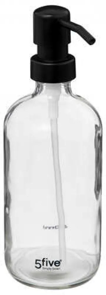 Orion Dávkovač na mydlo/šampón/kondicionér dávkovač - 0,45l DISTRI - číre sklo