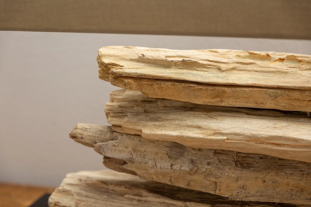 Stolná lampa z naplaveného dreva Riverine natural