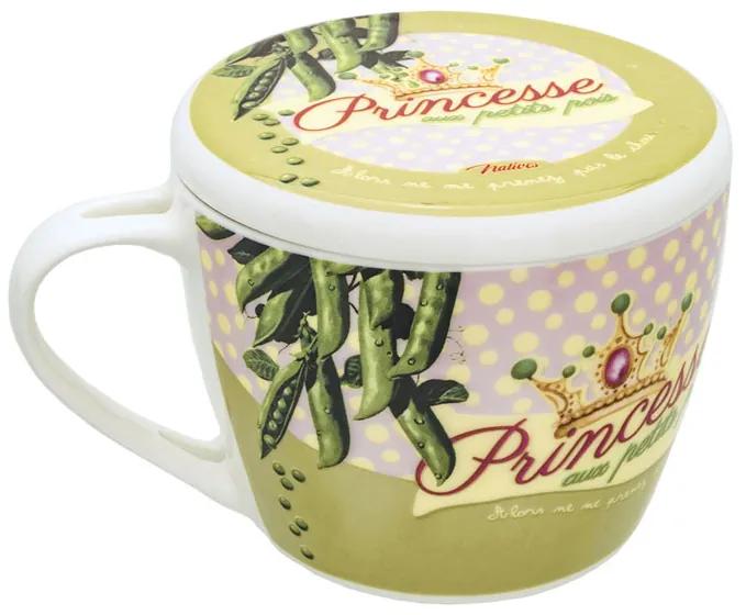 Polievková šálka "Princesse aux petits pois" D 12 x H, 10 cm, porcelán