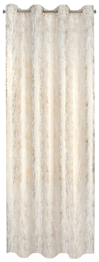 ZATEMŇOVACÍ ZÁVES NA KRÚŽKOCH ELISE 140X250 CM BIELA