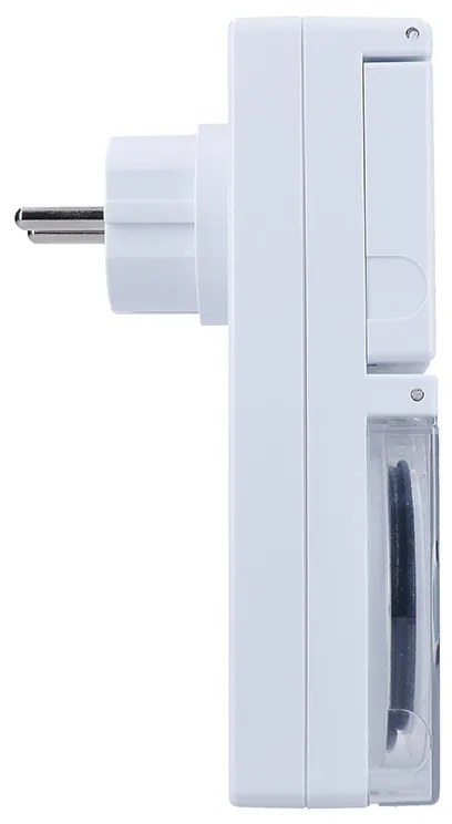 SOLIGHT vonkajšie denný časový spínač 230V/16A/IP44/3500W, biely