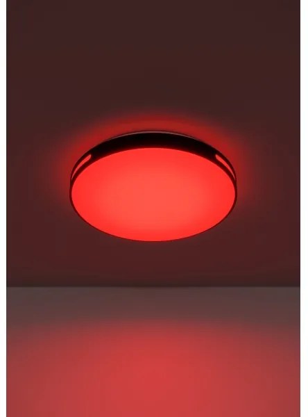 Eglo 300687-LED RGBW stmievateľné stropné svietidlo MONTEGRANARO-Z LED/18,5W/230V čierna + diaľkové ovládanie