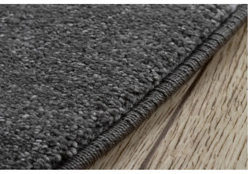 Detský kusový koberec Psík sivý kruh 120cm