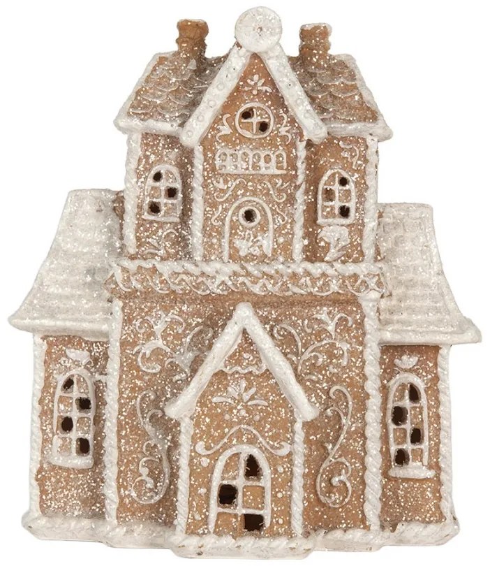 Perníková LED chalúpka Gingerbread Cott - 18*9*20 cm