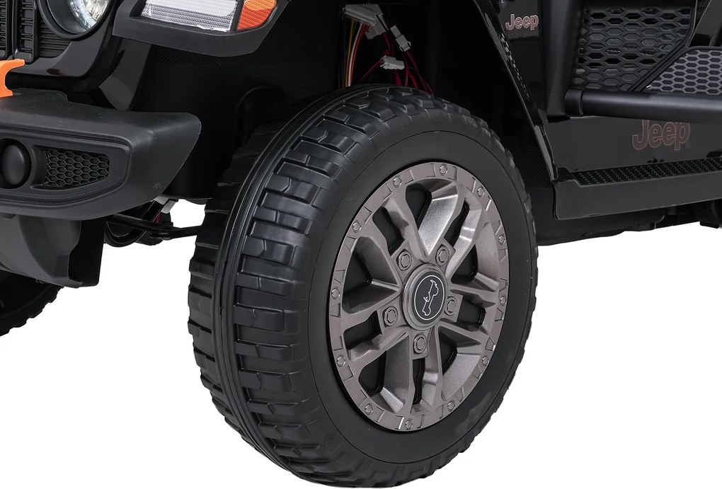 Ramiz Jeep Wrangler Rubicon LIFT elektrické autíčko pre deti čierne