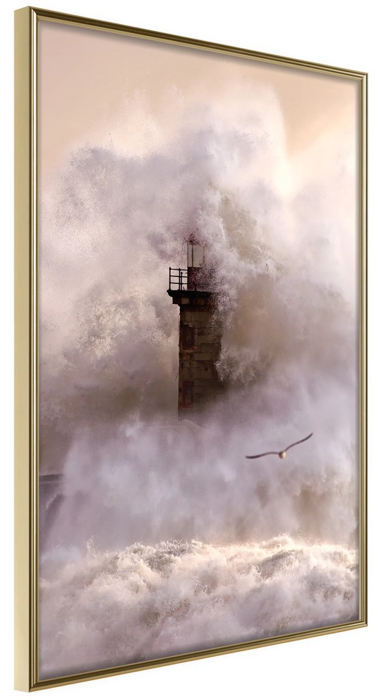 Artgeist Plagát - Storm [Poster] Veľkosť: 40x60, Verzia: Čierny rám