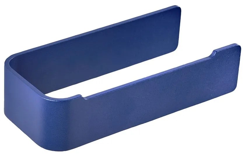 Modrý nástenný kovový držiak na toaletný papier Ume – Zone