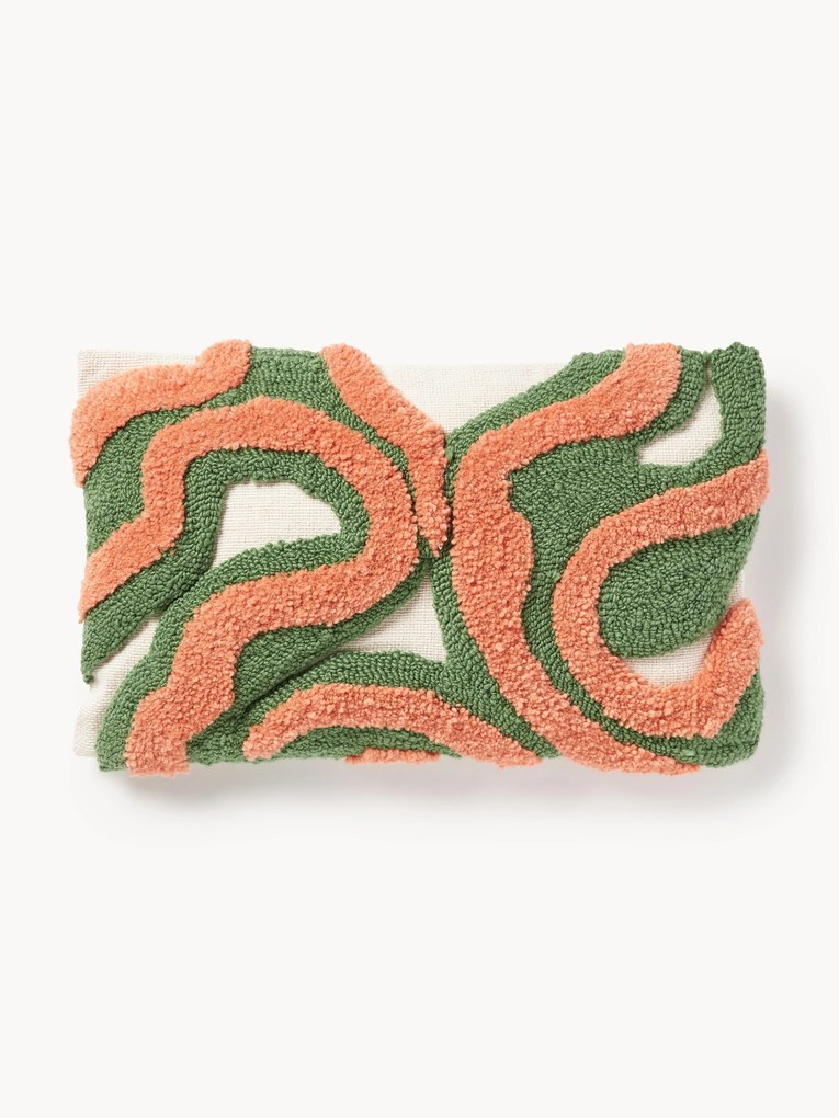 Ručne tuftovaný poťah na vankúš s tuftovaným dizajnom Jiri