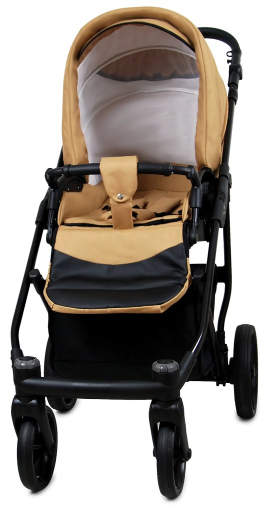 Detský kočík 3v1 BabyLux AIR ALU Sand Pearl