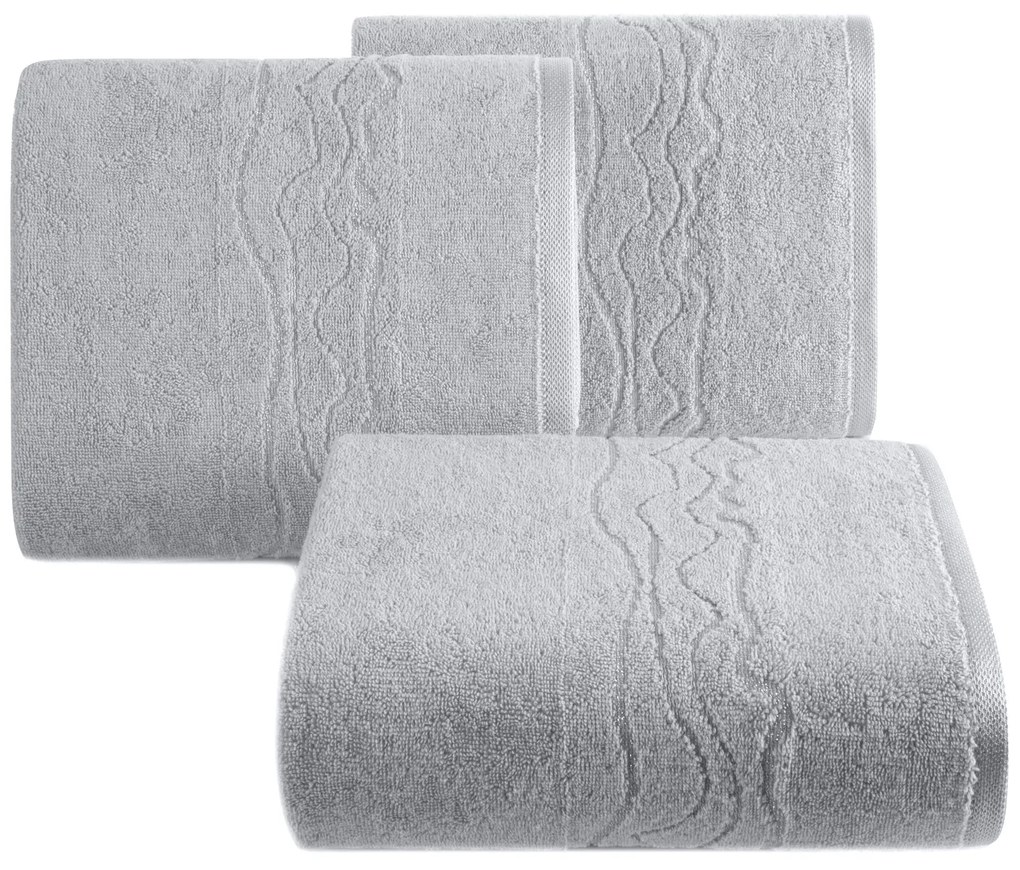 BAVLNENÝ UTERÁK KARIN 30X50 CM STRIEBORNÁ