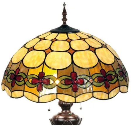 Luxury vitrážová lampa stojacia kolekcia AGENA Ø50*166