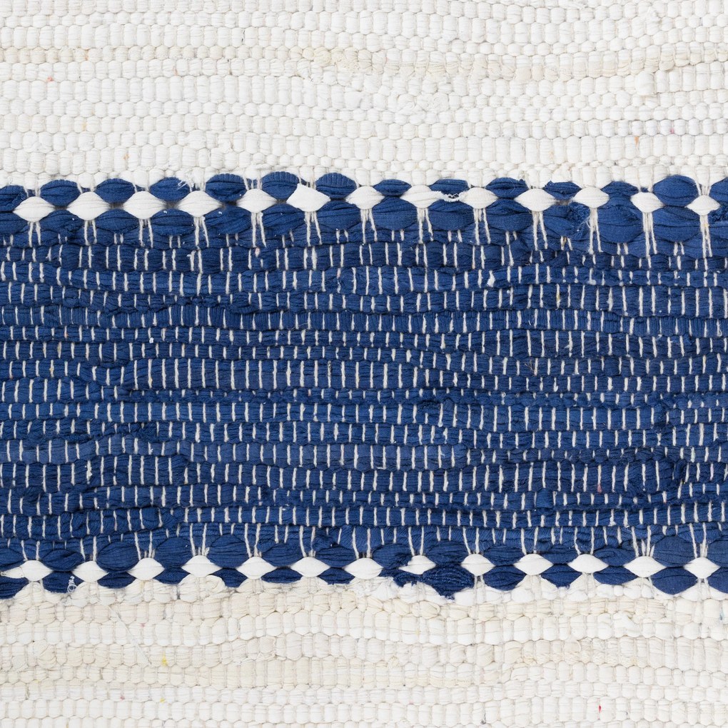 Kusový koberec Ashram Blau, 140x200, modrá, chodba / predsieň, My Flair