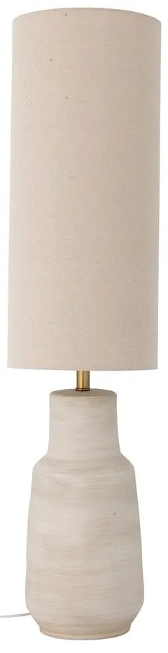 Krémová stojacia lampa s textilným tienidlom (výška 113 cm) Linetta – Bloomingville