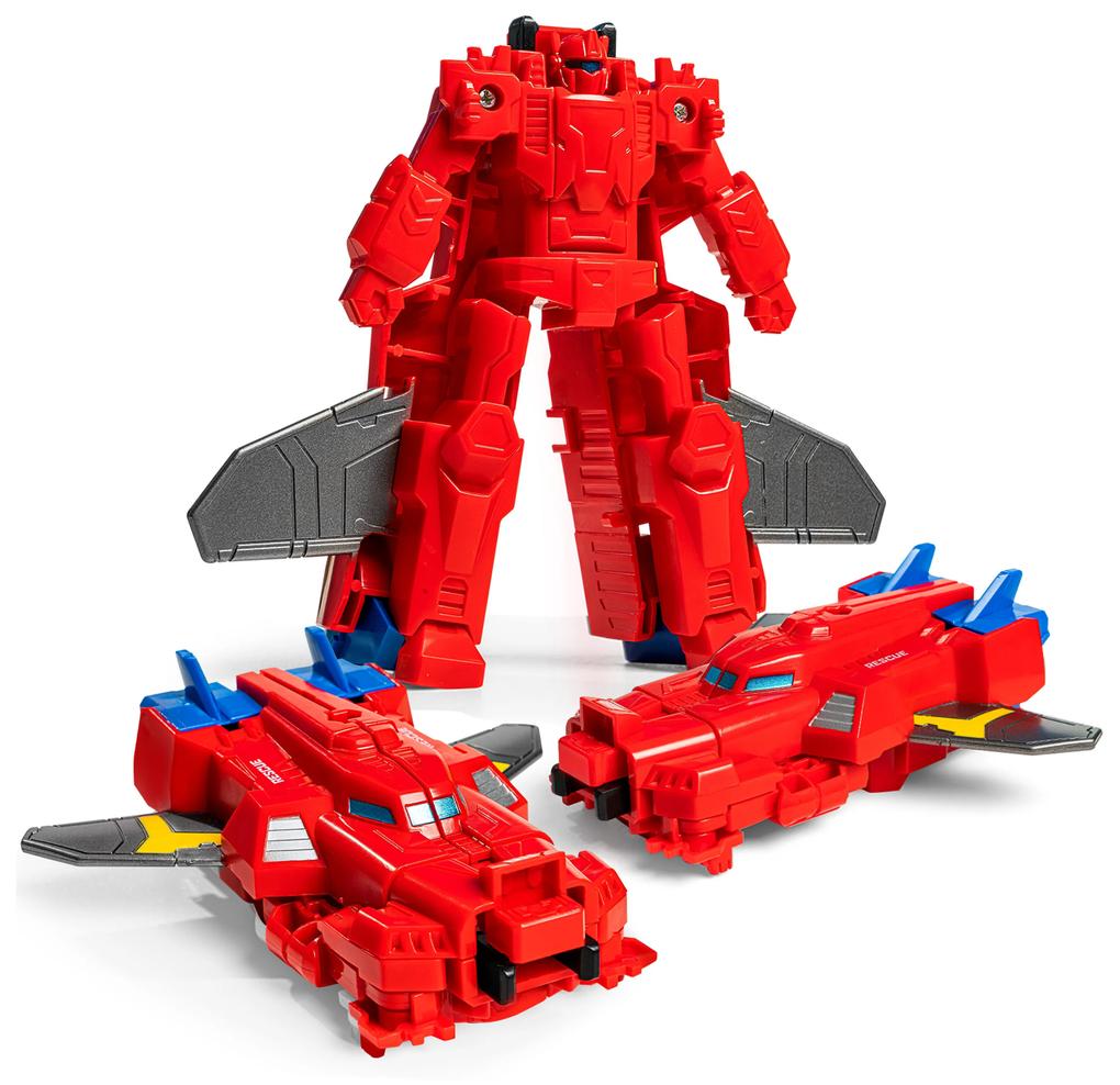 Stavebnica robot 2v1 Aga4Kids MR1448 - červený