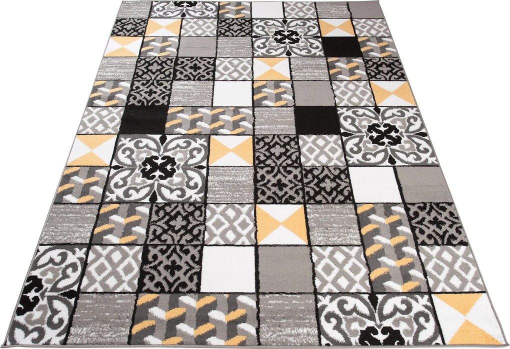 TA Koberec Z906A GRAY MAYA PP EYM Sivý Obdĺžnikový Rozmer: 80x150 cm