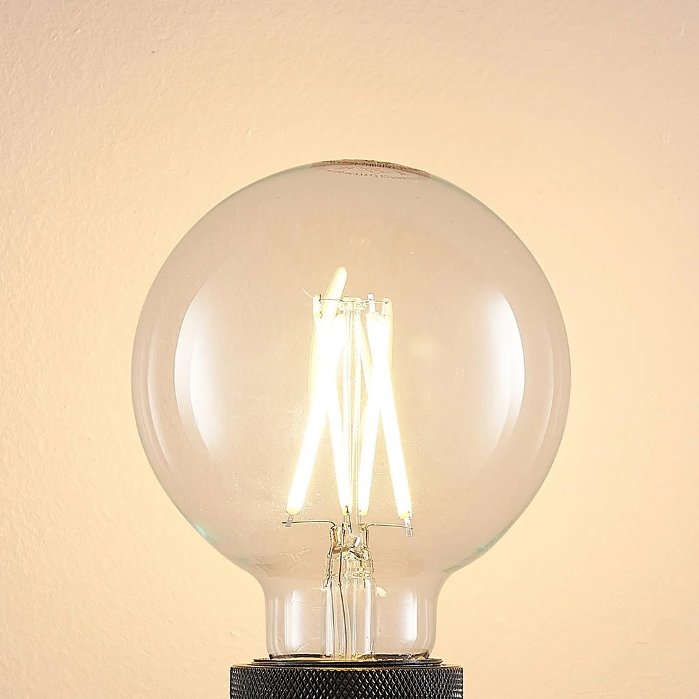 LED žiarovka E27 8W 2700K G95 globe filament číra