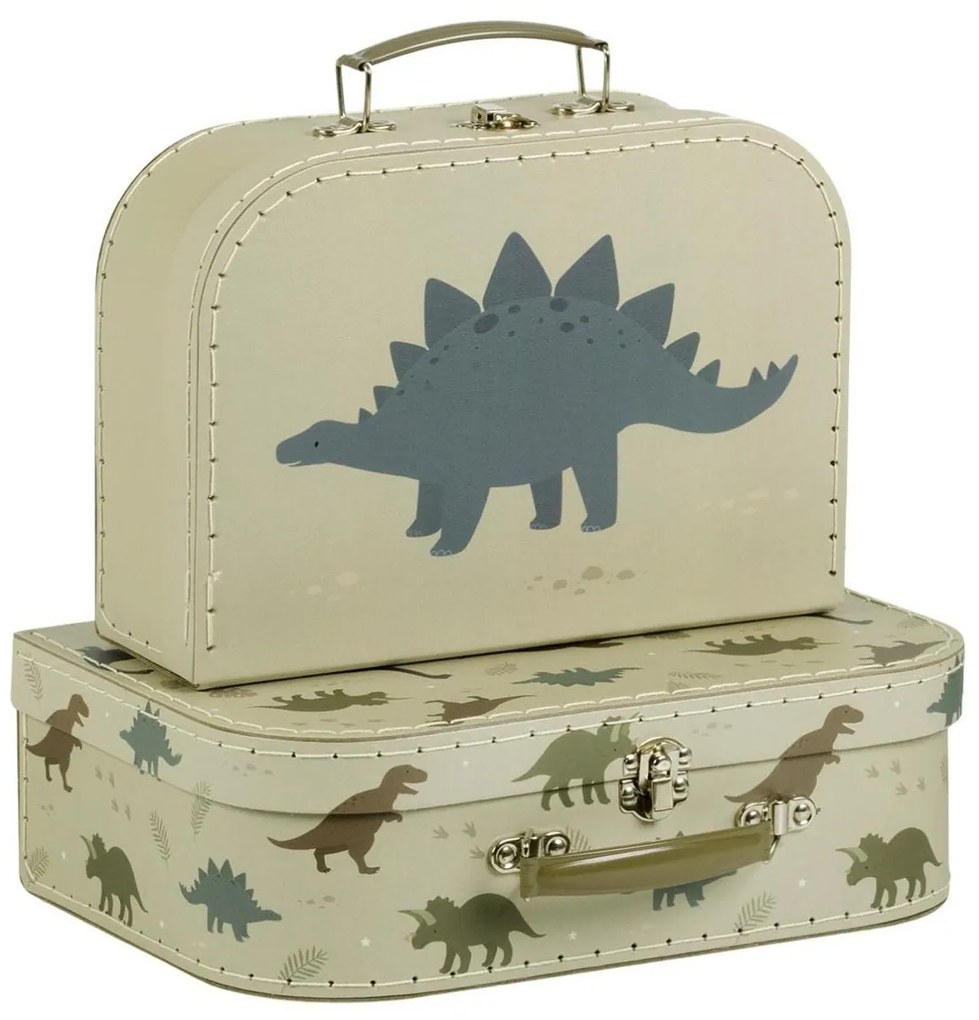 A Little Lovely Company Detský kufrík Dinosaurs Väčší