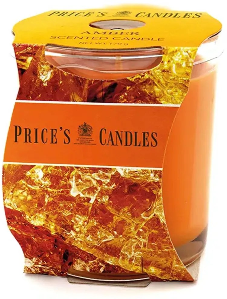 Price´s FRAGRANCE vonná sviečka v skle Amber - horenie 45h