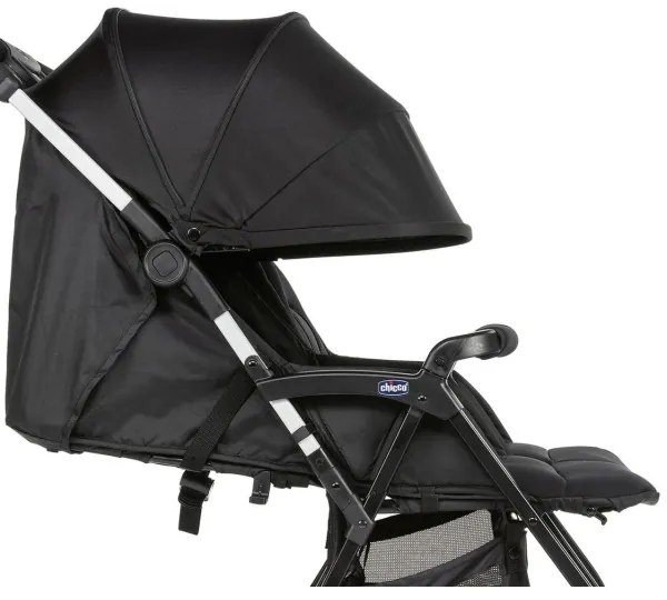 Chicco - Športový kočík pre dvojčatá OHLALA TWIN Black Night čierna