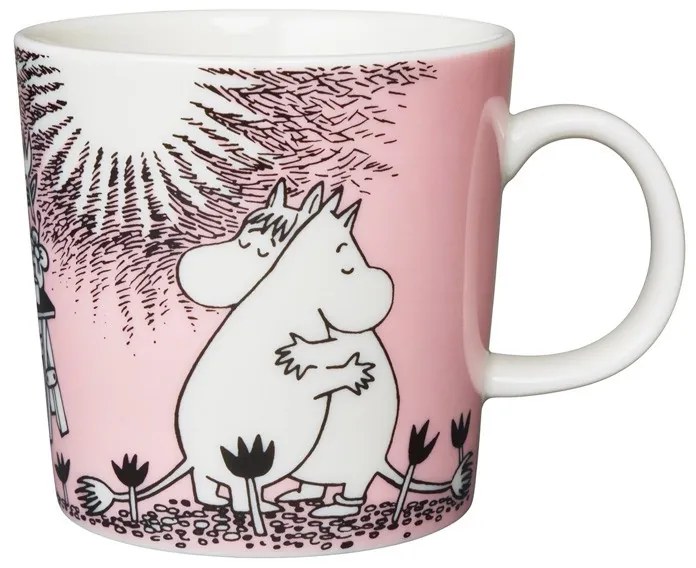 Hrnček Moomin Love 0,3l, ružový