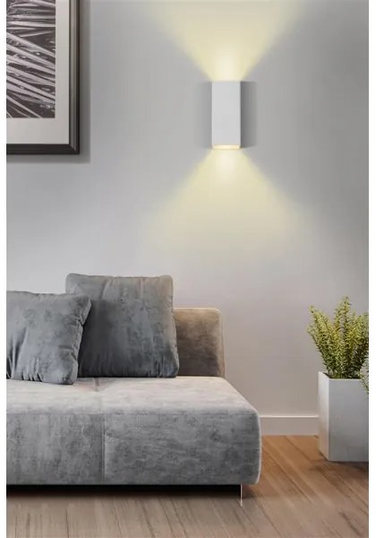 Searchlight 24126WH - Nástenné svietidlo DON 2xGU10/10W/230V biela