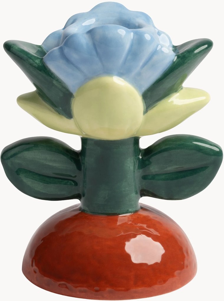 Ručne maľovaný svietnik Blume
