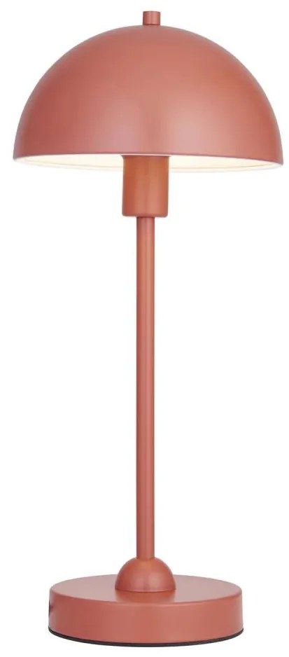 Endon 98496 - Stolová lampa SAROMA 1xE14/7W/230V tehlová