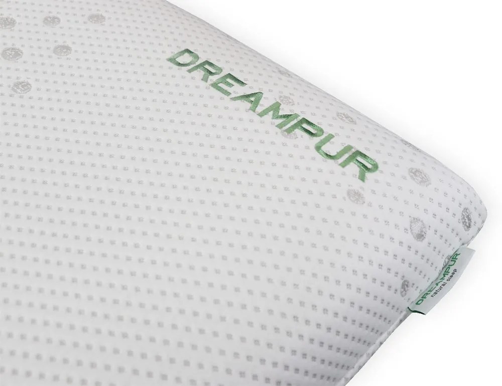 DREAMPUR Anatomický vankúš DREAMPUR® z latexovej peny Grey Dots MAXI 40x70 cm