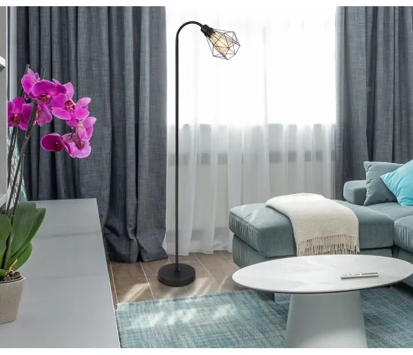 Globo 15351S - Stojacia lampa ISABELLA 1xE27/40W/230V