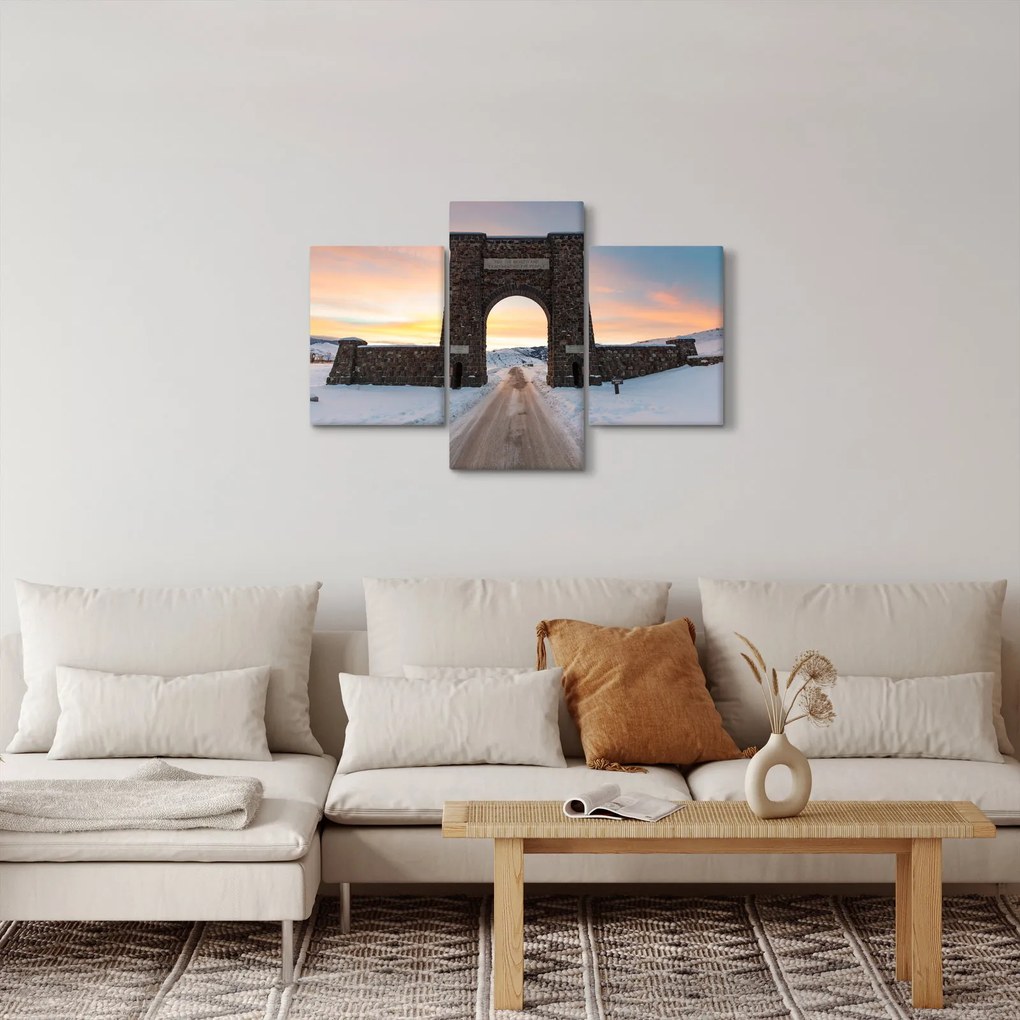 Obraz brány, Yellowstone (90x60 cm)
