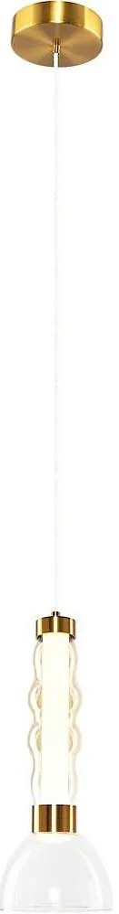 LED Luster na lanku LUCCO LED/13W/230V pr. 15 cm zlatá