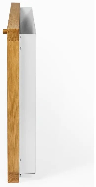 Biely nástenný vyklápací stôl Woodman Brenta