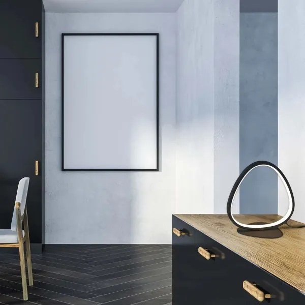 LED stolová lampa PETRA LED/12W/230V 4000K čierna