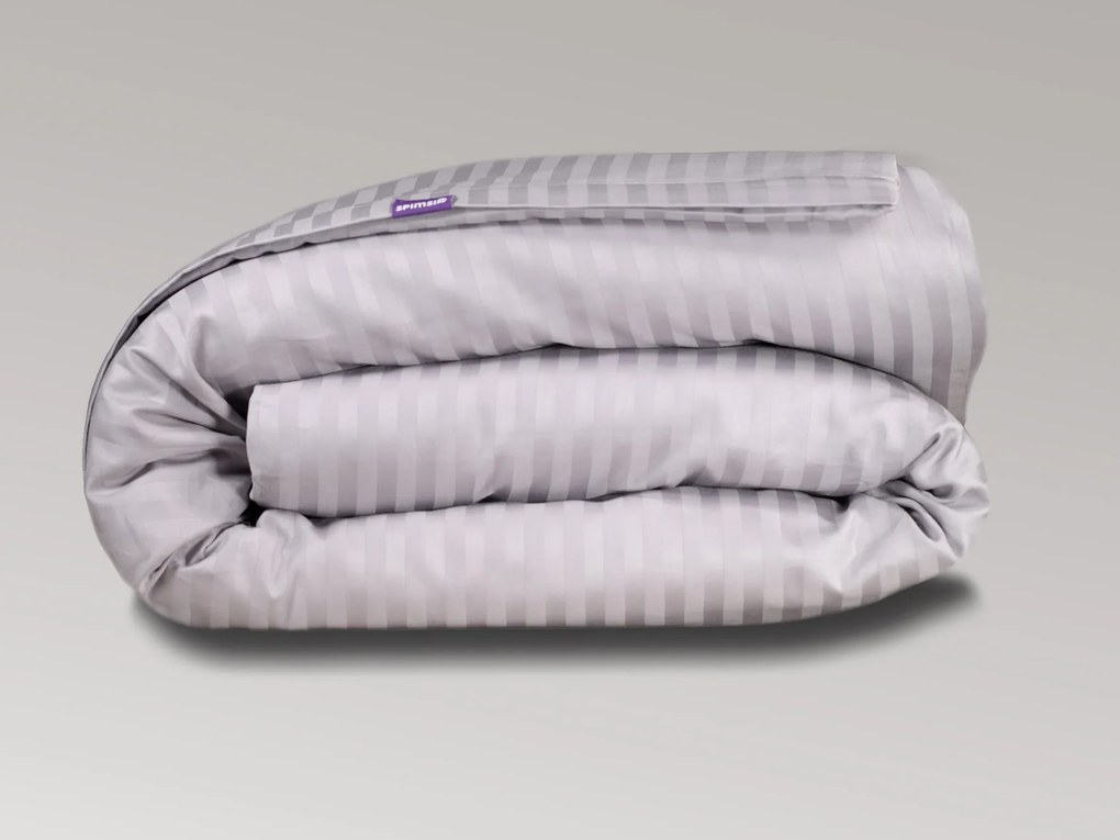Obliečky SPIMSI Grey - SET: 1 ks 140x200 cm + 1 ks 50x70 cm