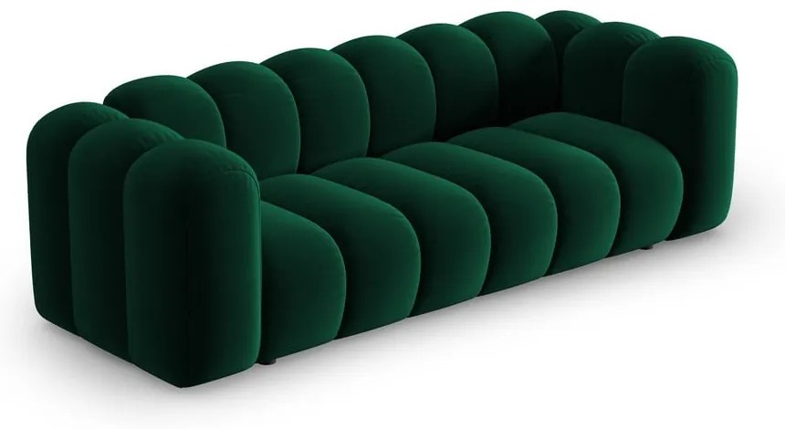Tmavozelená pohovka 228 cm Lupine – Micadoni Home