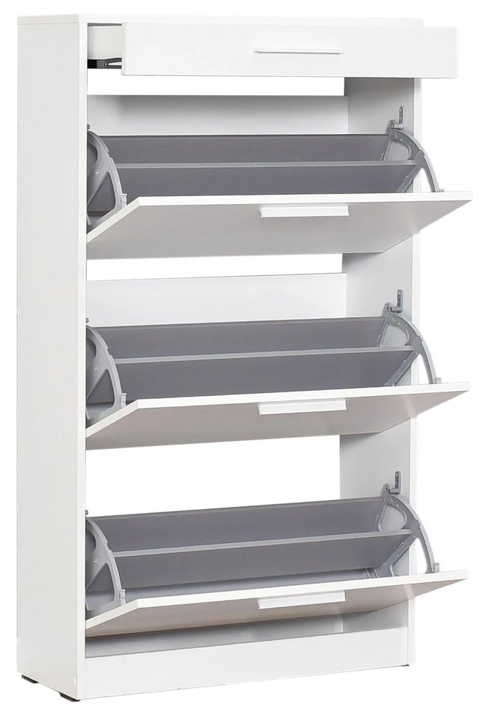 Botník (skrinka na topánky) Tosina 7 (diamantová biela). Akcia -19%. Vlastná spoľahlivá doprava až k Vám domov. 1094667