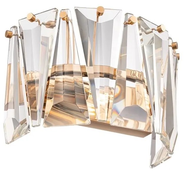 Maytoni MOD043WL-01G - Nástenné svietidlo PUNTES 1xE14/60W/230V zlatá