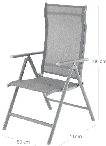 Súprava 2 záhradných stoličiek GCB29GY