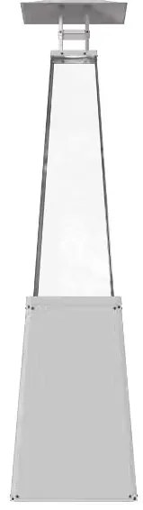 Terasový ohrievač Umbrella BS White
