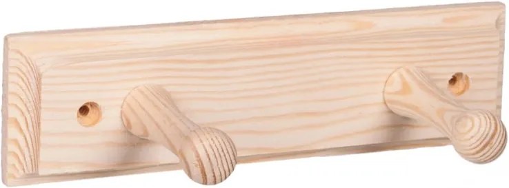 ČistéDřevo Nástěnný věšák dřevěný 20cm