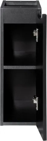 Umývadlová skrinka Nova Black D2 81-20-1D čierna