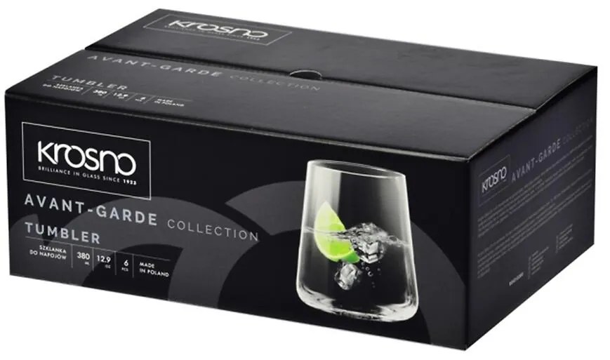 Sada pohárov na nápoje Avant-Garde 6x380 ml